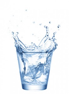 Wasser zur Unterstützung der Diät
